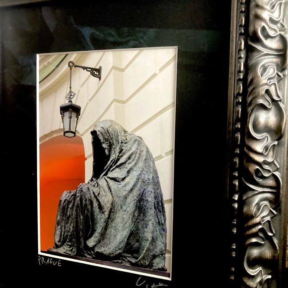 Custom Framed Grim Reaper Death Statue Art Prague - Picture 9 of 11